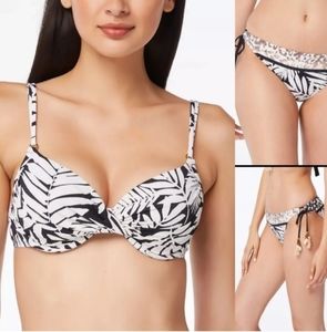 BLEU Rod Beattie Urban Oasis Printed Side Ties Bikini Set Size 4